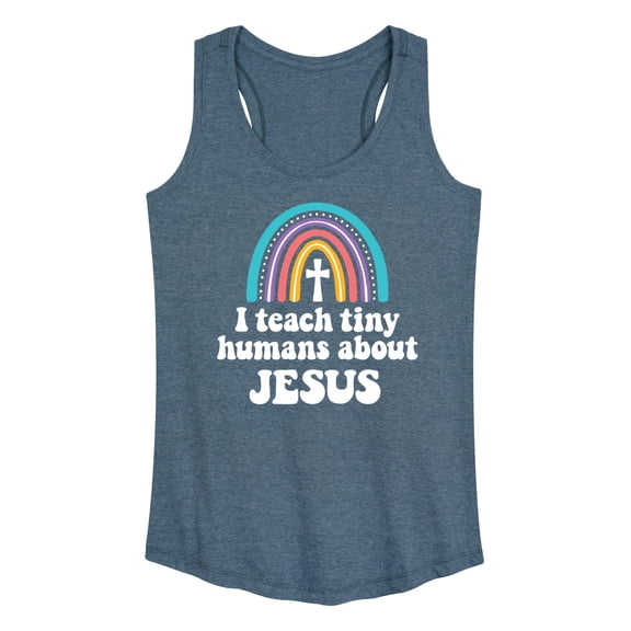 Instant Message - Teach About Jesus - Women's Racerback Tank Top