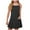 Black, variant on FAIWAD Summer Dresses for Kids Girls Adjustable Strap Sleeveless Breathable Tank Dresses Casual Athletic Short Sundresses