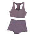 thumbnail image 4 of Ropa femenina a escala 1/6, disfraz, ropa deportiva, disfraz moderno, regalo ideal, chaleco deportivo y pantalones cortos, figuras de acción, Rosa y morado, 4 of 8