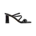 thumbnail image 2 of Marc Fisher Womens Kristin Faux Leather Strappy Sandals Black 6.5 Medium (B,M), 2 of 3