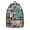 Multicolor, variant on Exotic Floral Backpack, Tropical Hawaiian Print School Bag with Jungle Leaves Pattern, Summer Beach Design, Vibrant Hibiscus Aesthetic