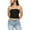 Black, variant on Women's Summer Casual Solid Color Bra Wrapping Knit Bottom Slim Fit Outerwear Tank Top Womens Running Tops 2 Tee Camisole Bed Top Ripped Top Women Workout Set 3x Workout Tops for Women Dressy Shirt 3x