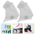 thumbnail image 5 of WEUVEB Skate Toe Guards Grey Faux Storage Protection Fashionable 2Pcs, 5 of 8