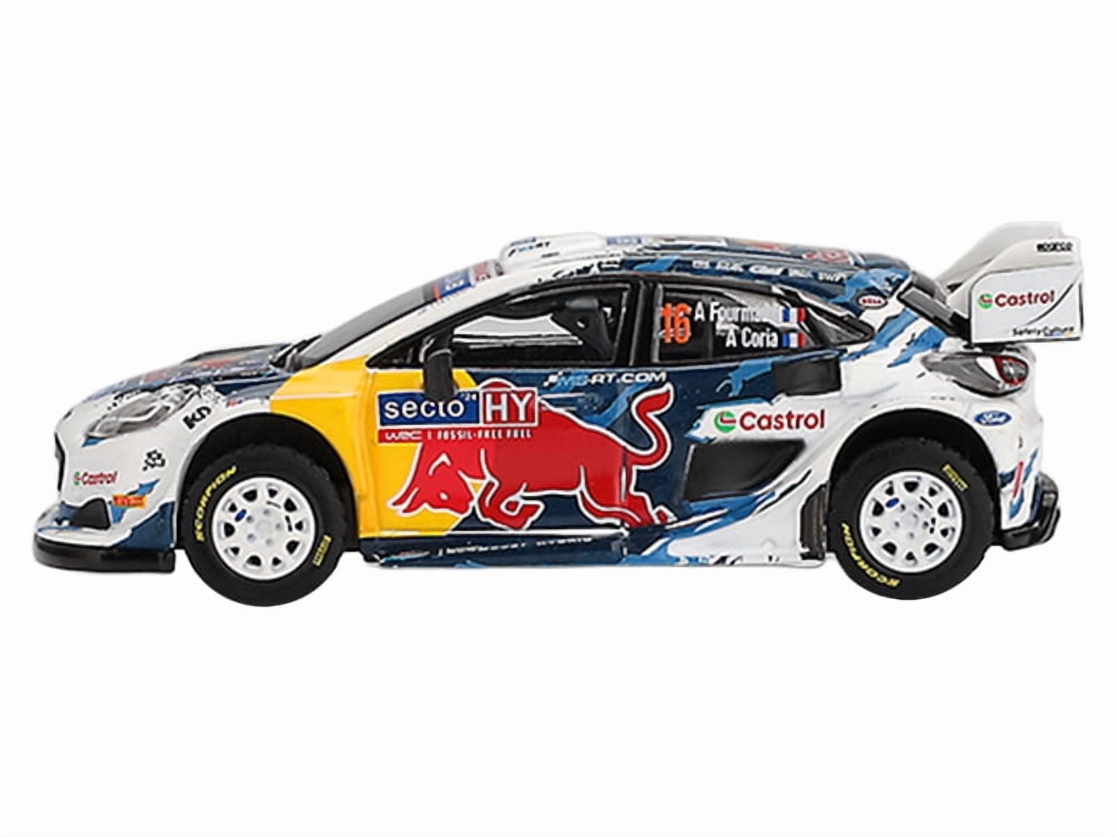 Ford Puma Rally1 #16 "M-Sport Ford WRT" 3rd Place "Rally Finland" (2024) Limited Edition 1/64 Diecast Model Car by Mini GT