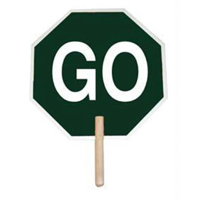 Olympia Sports SA555P 18 in. Stop-Go Paddle Sign - Walmart.com