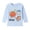 Light Blue, variant on Enyan Boys Graphic Tees Soft Crewneck Long Sleeve Trendy Cartoon Print Toddler Kid Boy Fall Winter Clothes(3 Years)