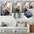 thumbnail image 4 of Designart "Majestic Pelican I" Pelican Metal Wall Decor, 4 of 5