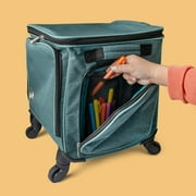 We R Crafters 360 Degree Rolling Craft Storage Bag-Mint