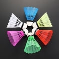 thumbnail image 4 of KALLORY 12Pcs Sports Shuttlecocks Plastic Badminton Birdies Lightweight Assorted Colors Outdoor, 4 of 8