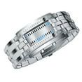 thumbnail image 4 of Reloj Binario Para Hombres Reloj Binario Binario Digital Reloj Binario Con Luz De Fondo Azul Movimiento De Cuarzo Japonés 50m Resistente Al Agua Para Hombres Padres Novios, 4 of 7