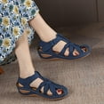 thumbnail image 5 of Juebong Sandals clearance Arch Support Sandals Women Girls Dressy Orthopedic Sandals Summer Closed Toe Ankle Strap Walking Sandals Platform Outdoor Flats Shoes, 5 of 5