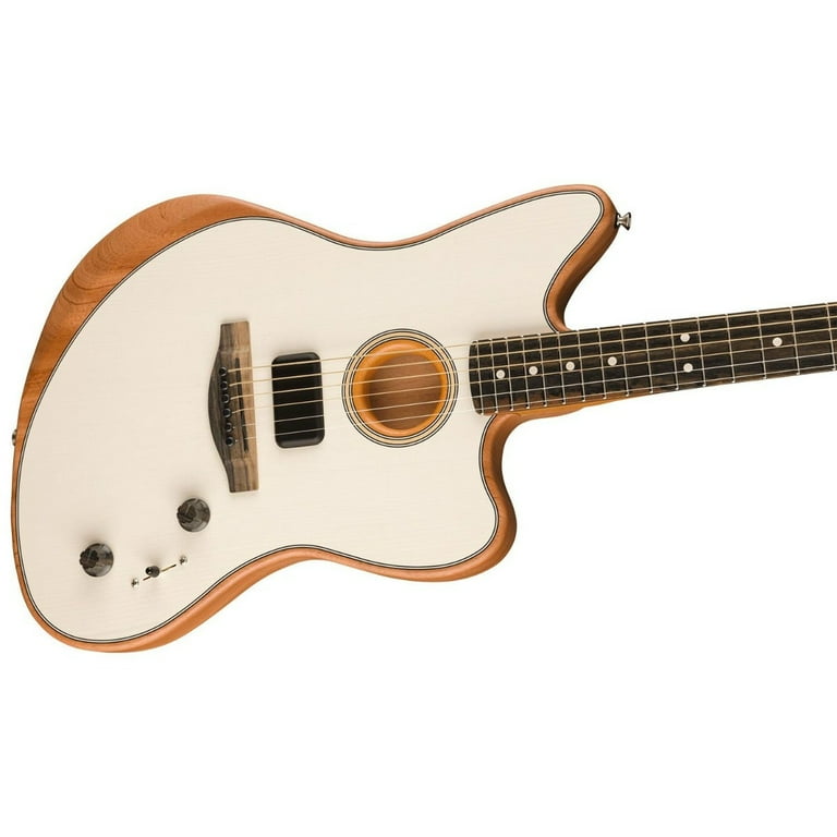 Fender American Acoustasonic Jazzmaster Acoustic-Electric Guitar Arctic White Fender American Acoustasonic Jazzmaster Acoustic-Electric Guitar Arctic White