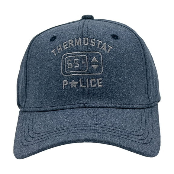 Thermostat Police Hat Funny Fathers Day Gift Novelty Baseball Cap