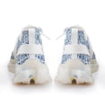 thumbnail image 6 of Blue And White Chinoiserie Bird Flower Walking Shoes for Men Woman Lightweight Tennis Fashion Elastic Sports Shoes Cushion Basketball Shoes, 6 of 7
