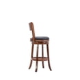 thumbnail image 5 of Boraam Palmetto Swivel Bar Stool - Walnut, 5 of 5