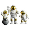 thumbnail image 1 of Colecciones de artesanía Zulema Estatua dorado Figura estatua de astronauta, 1 of 7