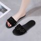 thumbnail image 2 of Amzcrzy Zapatos de mujer,Zapatos de mujer,Zapatillas de mujer, Chanclas de moda para mujer, para uso en interiores y tiempo libre, con punta abierta, planas y para playa. Sandalias Mujer Zapatillas D, 2 of 6