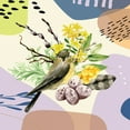thumbnail image 2 of Bolokofsky, Ronald 20x20 White Modern Wood Framed Museum Art Print Titled - Bird On A Branch 125, 2 of 4