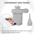 thumbnail image 5 of Boyd Sleep MMPUMPEXP-AC Electric 120V Air Pump for Beautyrest Air Mattresses - Fast Inflation & Deflation, 5 of 5