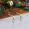 thumbnail image 5 of Anhility Christmas Stocking Holder for Mantle Silver Sturdy Stocking Holders Fireplace Stocking Hangers with Snowman Santa Snowflake Pattern Design Christmas Stockings Hooks for Xmas Decoration, 5 of 6