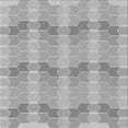thumbnail image 1 of Ahgly Company Indoor Square Patterned Silver Gray Area Rugs, 8' Square, 1 of 6