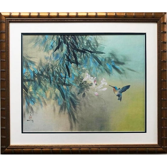 David Lee "Hummingbird" New Custom Framed Art Generic