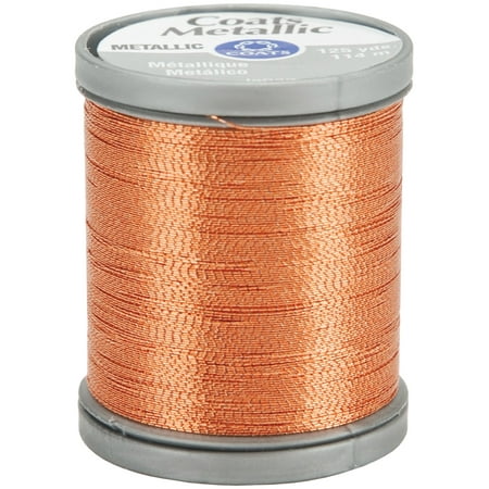 UPC: 0073650794049 | Coats Metallic Thread 125yd-Copper