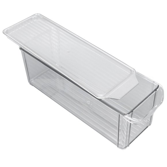 Clear Plastic Pantry Organizer Bins, Large Capacity Multifunctional Food Grade Plastic Transparent Food Storage Bins for Home Kitchen