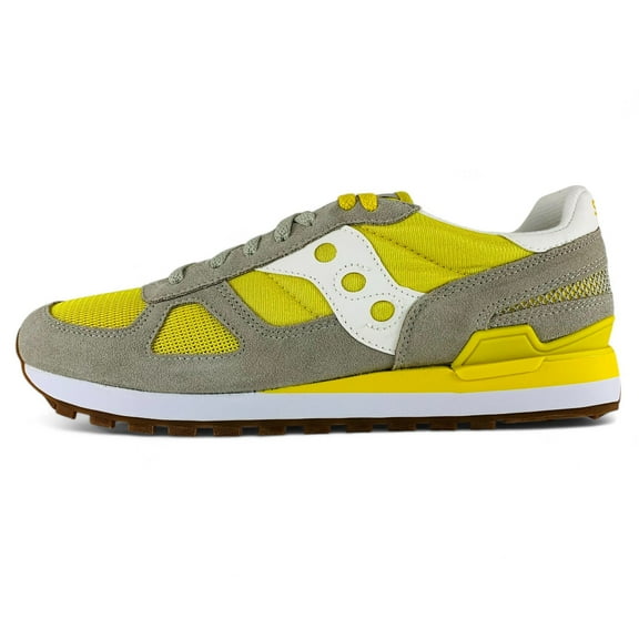 Saucony Shadow Original Yellow Grey Men's Shoes Sneakers S2108-882, Men's U.S. Shoe Size 9