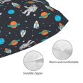 thumbnail image 3 of Yiaed Space Print Brushed Microfiber Envelope Pillowcases, Standard,Envelope Closure Pillow Cases(No pillow core)-16"x24", 3 of 6