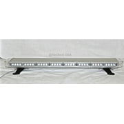 44 Amber LED Emergency Light Bar Flashing Tow/Plow Truck Wrecker w/ Take Down & Alley Lights & Brake & Turn Signals