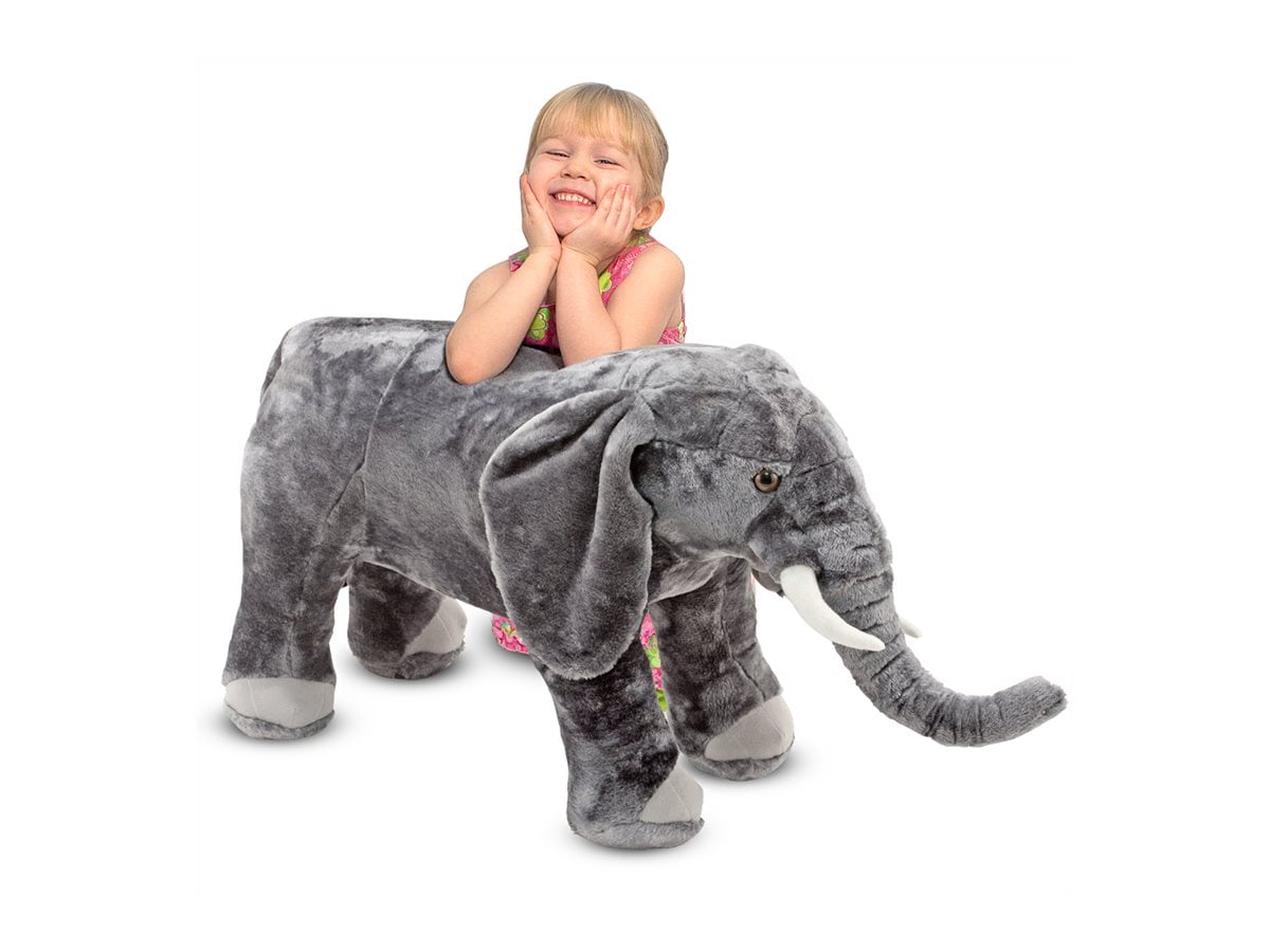 large stuffed elephant for nursery