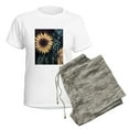 thumbnail image 5 of CafePress - Sunflower Life Pajamas - Women's Short Sleeve Print T-Shirt and Pants Light Cotton Pajama Set, 5 of 7
