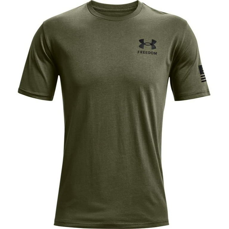 Under Armour 13708100013X New Freedom Flag Black Size 3XL