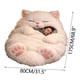 thumbnail image 4 of Saco de dormir tipo sobre con diseño de gatos para siestas y relajación. Adorable saco de dormir con forma de gato. Ideal para amantes de los gatos, ideal para climas fríos, ideal para adultos, perro, 4 of 8