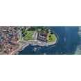 thumbnail image 2 of Aerial view of Soenderborg in Denmark, 1000pc Panoramic Puzzle, 2 of 2