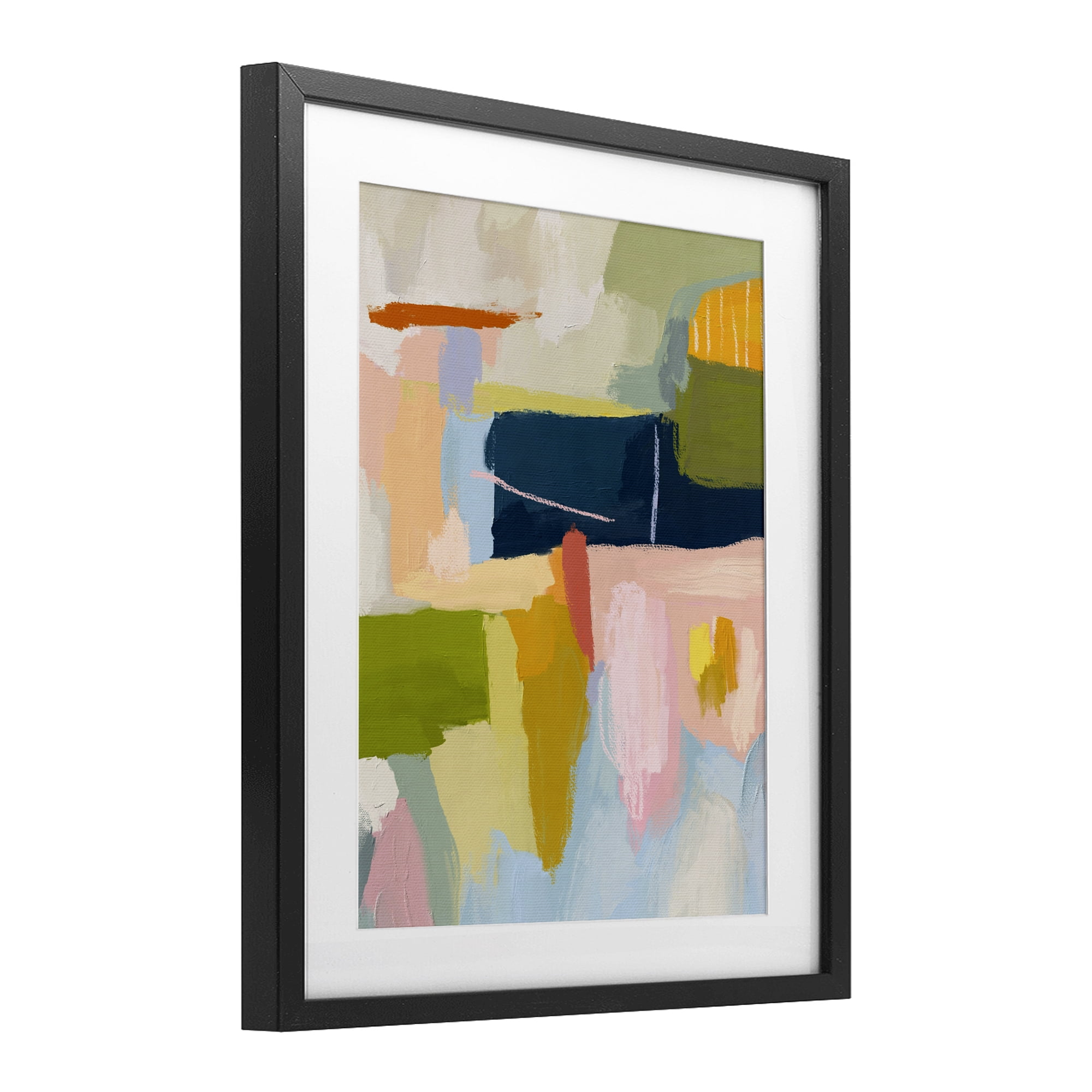 Stupell Industries Pastel Wonder Smattering Black Framed Print Under Glass, design by Lisa Nohren