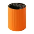 thumbnail image 1 of Advancent Solución de almacenamiento conveniente de plástico | Juego de bloques de cuchillos con cuchillos para una limpieza organizada de la Organizadores de utensilios de cocina Mandarina, 1 of 6