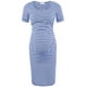 thumbnail image 3 of Vestido de maternidad Beauty Summer Blue White Stripe XXL, 3 of 7