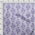 thumbnail image 3 of oneOone Silk Tabby Violet Fabric Watercolor Sewing Fabric By The Yard Printed Diy Clothing Sewing Supplies 42 Inch Wide, 3 of 4