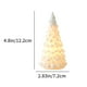 thumbnail image 3 of Árbol de Navidad Nevado, Árbol de Navidad de Cerámica con Purpurina Color Champán, Adornos para El Árbol de Navidad, Regalos de Navidad, 3 of 6