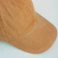 thumbnail image 2 of Women Backless Ponytail Hat Baseball ponytail baseball Cap High Messy Bun Caps Yellow, 2 of 9