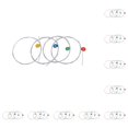 thumbnail image 2 of Eigraketly Cuerdas de ukelele de 4 piezas, pieza de repuesto Musical de mejor resonancia, cuerda de guitarra flexible con sonido de Blanco U12 10piezas, 2 of 6