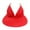 Red, variant on LRen Women Tea Party Hats Women's Summer Sun Visor Elastic Hollow Top Baseball Cap for Outdoor Summer Beach Sun Hat Beige