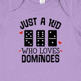 thumbnail image 4 of Inktastic Just a Kid Who Loves Dominoes Boys or Girls Baby Bodysuit, 4 of 5