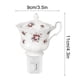 thumbnail image 2 of CaiYueKe Vintage Teacup Night Light Plug In Wall Lamp Decorative Floral Farmhouse Rustic Bedroom Lighting Fixture Warm Glow Nursery Hallway Bathroom, 2 of 8