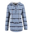 thumbnail image 5 of Jsaierl Hoodies for Women Plus Size Striped Print Hoodies Sweatshirts Holiday Pullover Y2k Long Sleeve Top Hoodie Fall Saving, 5 of 6