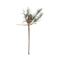 thumbnail image 2 of Toystoory Flor nieve escarcha rama de pino flores fotografía decoración de fondo DIY accesorios de Navidad suministros de decoración del hogar Kits de decoración para fiestas, 2 of 6