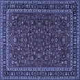 thumbnail image 1 of Ahgly Company Indoor Square Persian Blue Traditional Area Rugs, 4' Square, 1 of 4