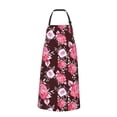 thumbnail image 2 of Picia Rose Flowers Waterproof Apron for Unisex Adult - Adjustable Bib Apron with Pockets, Ideal for Cooking, Gardening, Painting, and Household Chores, 2 of 9